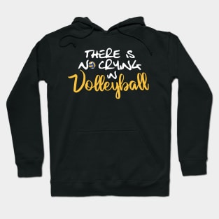 No Crying in Volleyball, White Hoodie